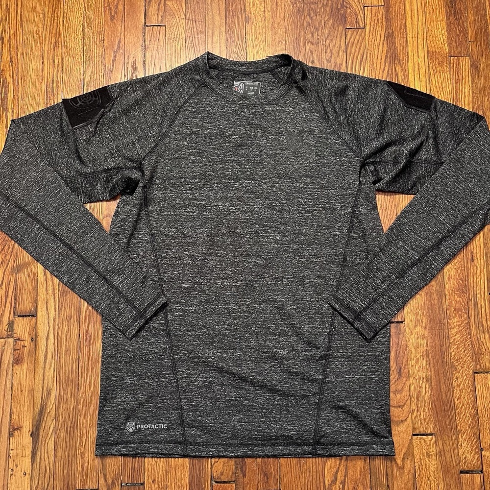 Protactic Tactical Performance Long Sleeve Shirt Gray Mens Medium NWOT
